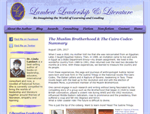 Tablet Screenshot of lindalambert.com